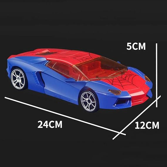 spiderman robot car