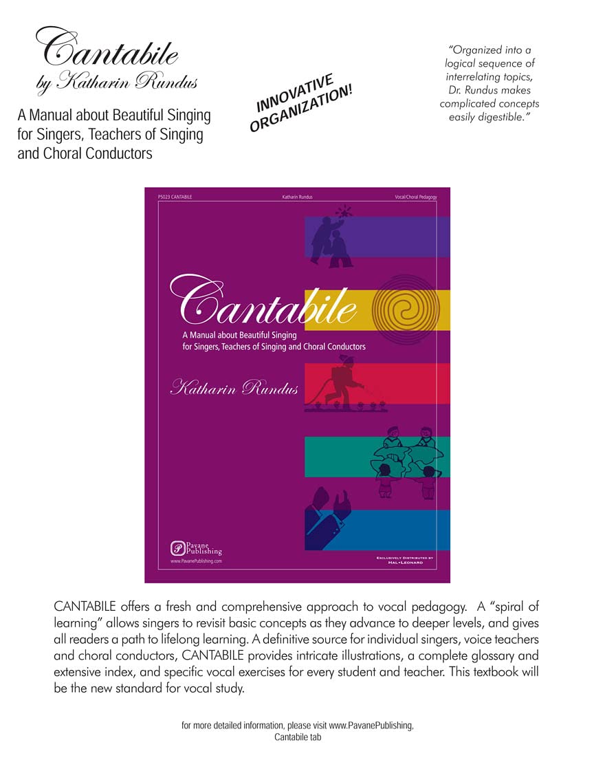 Cantabile: A Manual About Beautiful Singing for Singers, Teachers of Singing and Choral Conductors