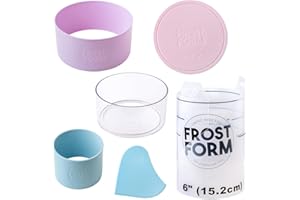 Frost Form - Starter + Kit (6 inch) 7-Piece Set | Professional-Quality, Food-Grade Plastic | Perfectly Straight Cakes | Begin