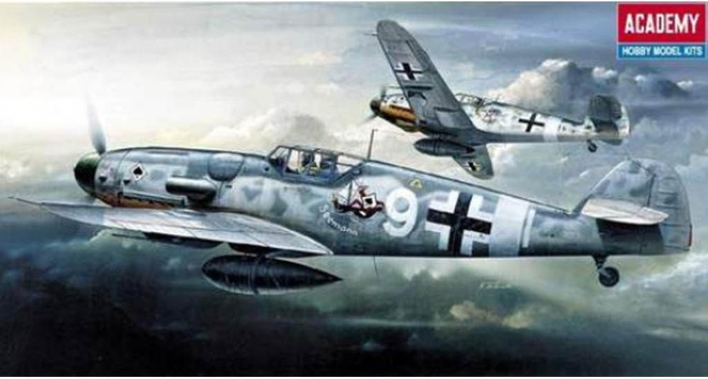 Academy - Aeroplane model Messerschmitt Bf 109G scale 1:72 (Replaces ACA01670) (ACA12467)