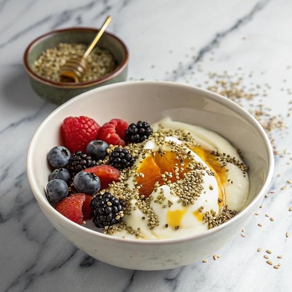 MANITOBA HARVEST ORGANIC HEMP SEEDS, 5 LB, 10G PLANT BASED PROTEIN AND 12G OMEGA 3 & 6 PER SRV, SMOOTHIES, YOGURT & SALAD, NON-GMO, VEGAN, KETO, PALEO, GLUTEN FREE