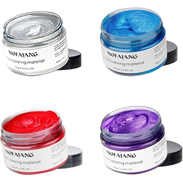 Amazon Com Temporary Silver Gray Hair Wax Pomade For People