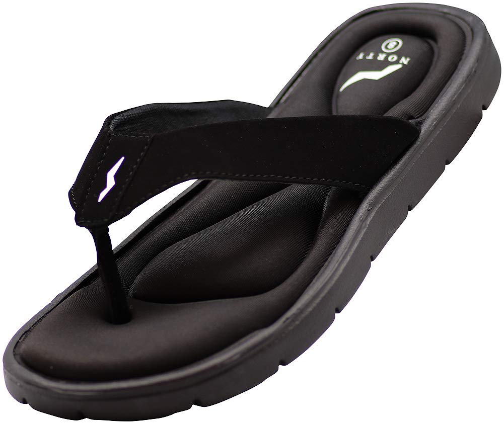 Photo 1 of *USED*
NORTY Flip Flops for Men Size 8, Thong Sandals with Memory Foam, Cushioned Comfort, Non-Skid Sole, Stylish Men's Sandals for Beach & Casual Wear, Black