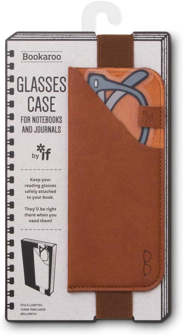 Bookaroo Glasses Case - Brown