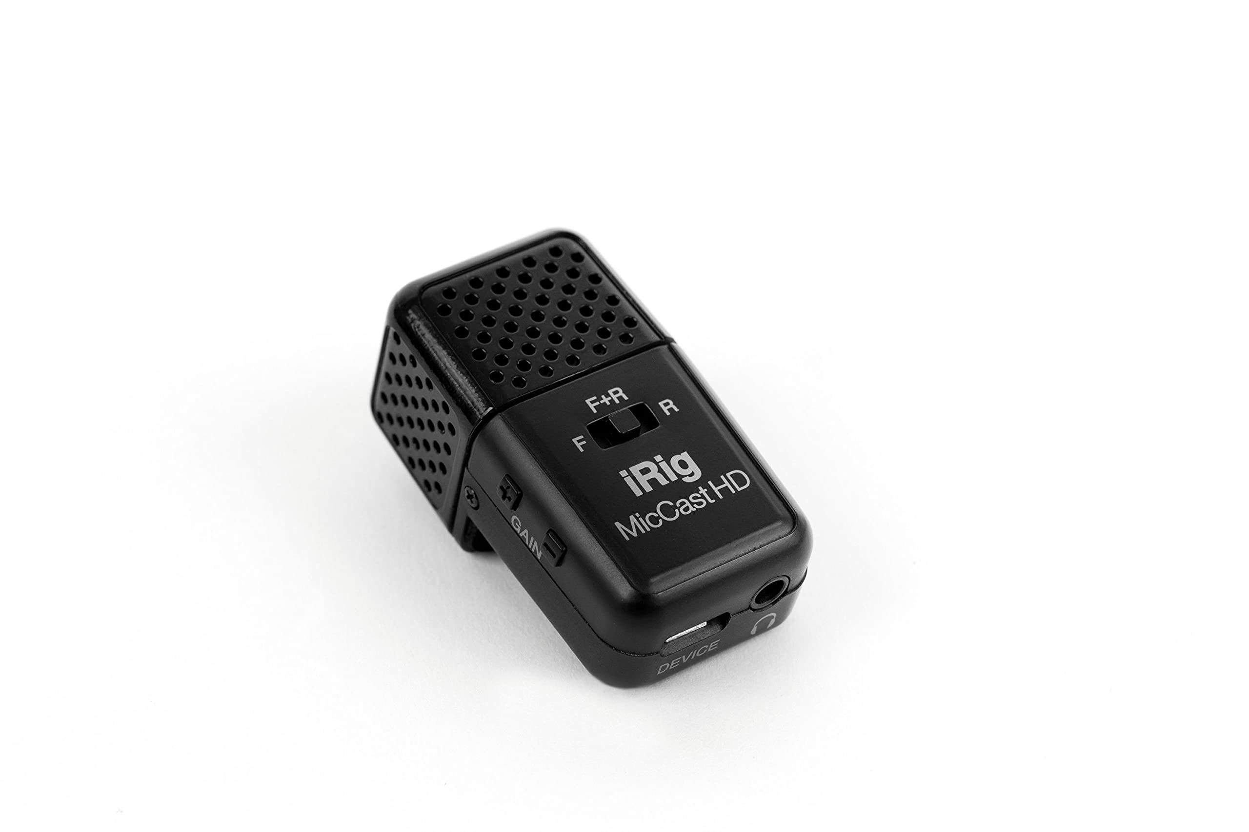 IK Multimedia iRig Mic Cast HD | Dual-sided digital voice microphone for iPhone, iPad and Android