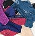 Sexy Basics Women's 6 Pack Tonia Stretch Lace Thong Pantys (XL/8, 6 Pack- Rose/Red/Teal/ Purple /Blue/ Black)