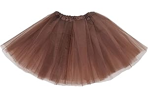 ASLANA Kids Tutu Skirts 3 Layered Tulle, Fit Most 4-11 yrs Little & Big Girls for Dance Party Costume