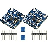 2PCS MAX98357 MAX98357A I2S 3W Class D Amplifier Breakout Interface I2S DAC Decoder for Audio Raspberry Pi Esp32 Arduino Zero