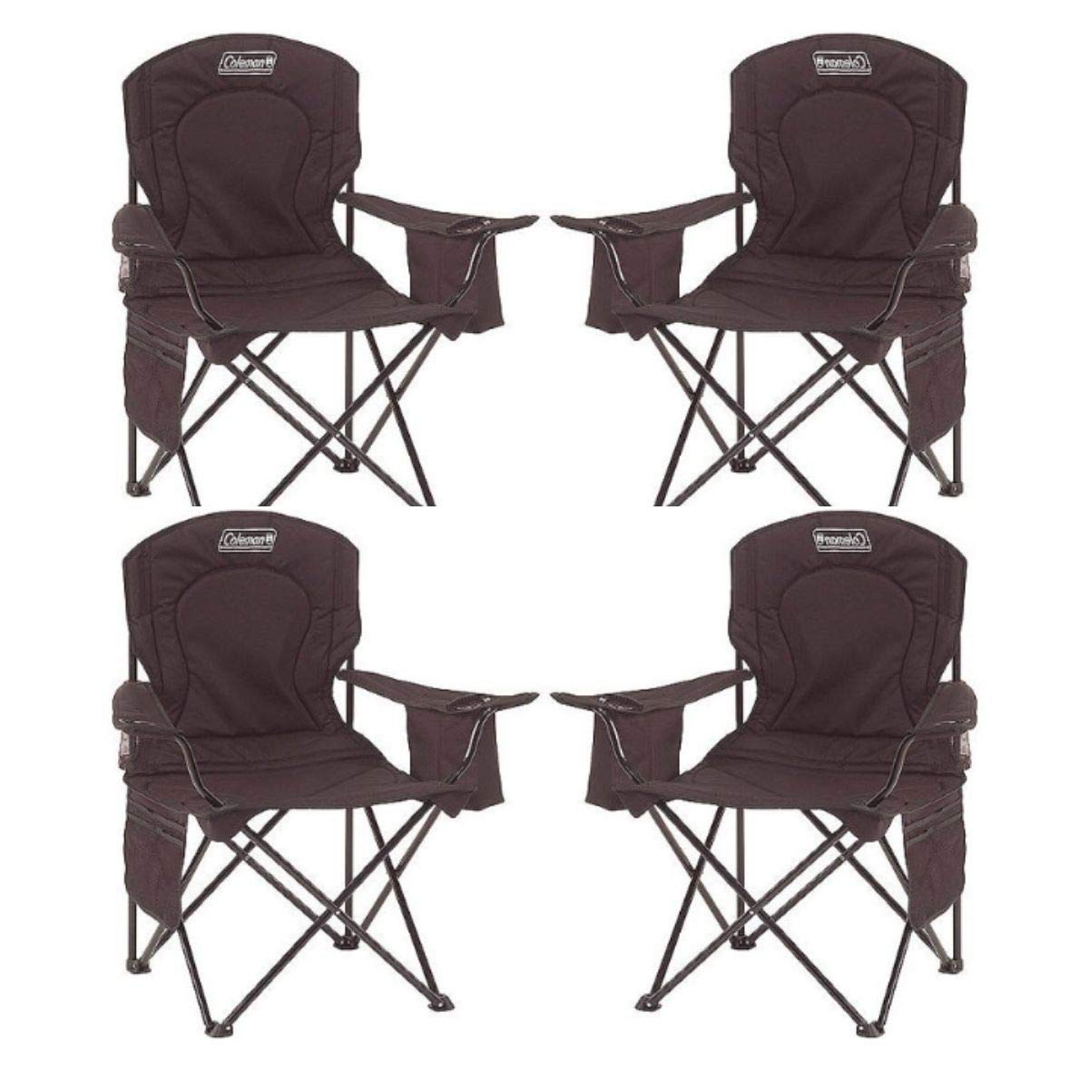 coleman oversized quad chair with cooler pouch
