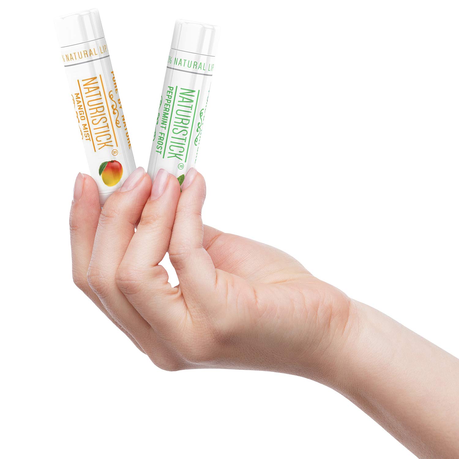 5-Pack Lip Balm Gift Set by Naturistick. Assorted Flavors. 100% Natural Ingredients. Best Beeswax Chapsticks for Dry, Chapped Lips. Made in USA for Men, Women and Children : Beauty