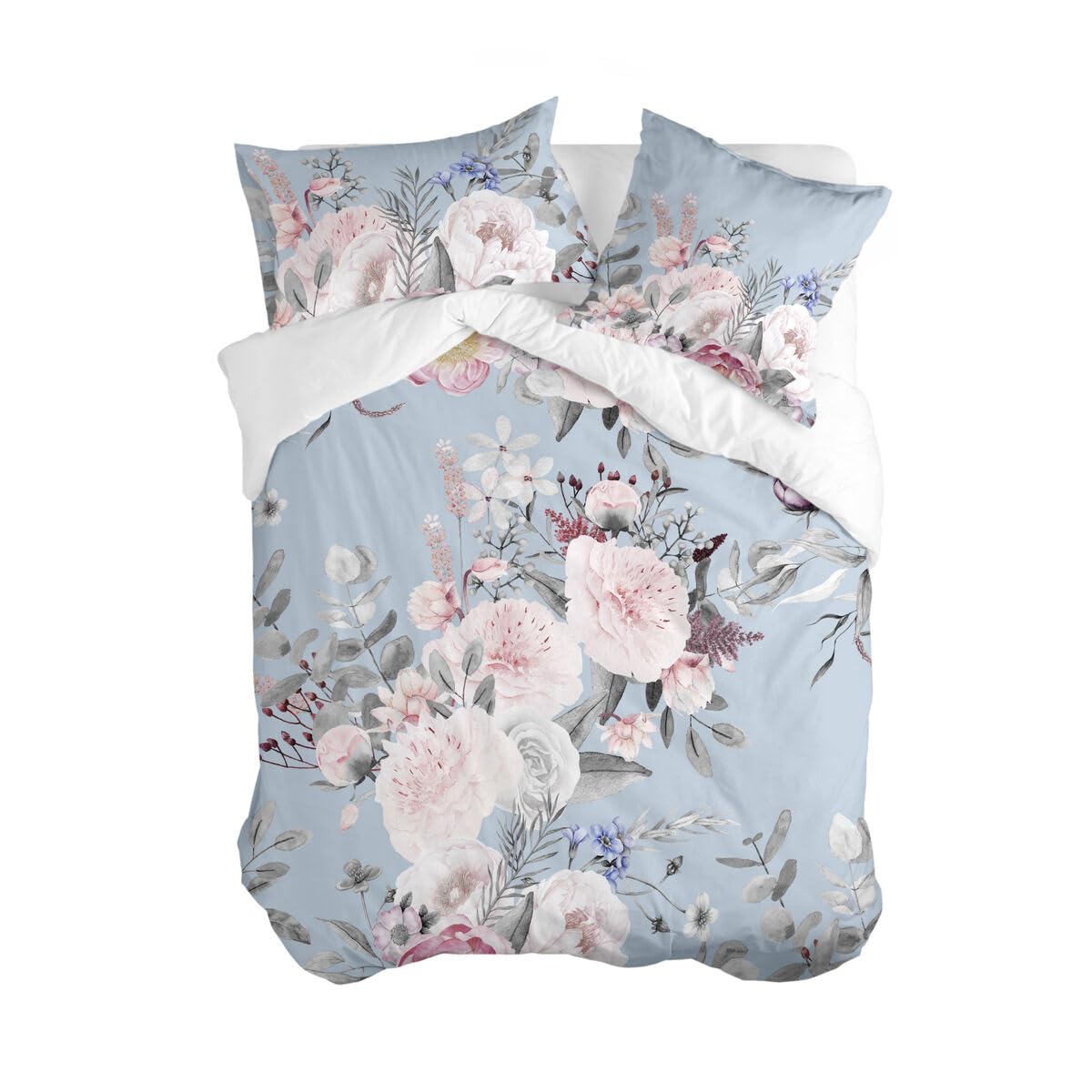 HappyFriday Duvet Cover Soft Bouquet Multicoloured 140 x 200 cm