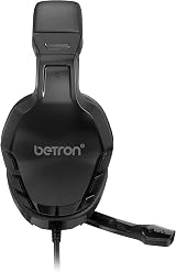 Betron Wired Gaming Headset with Mic 3.5mm Jack 167 cm Cable PS5 PS4 Xbox view 9