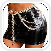 CLOACE Punk Waist Chain Gold Layered Body Chains Sexy Body Jewelry Accessories for Women