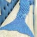 Senmar Soft All Seasons Mermaid Blankets for Adults Teen Girls Sofa Quilt Living Room Decor Birthday Party Gifts (71