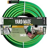 Swan Products SNHR58150 Yard Mate Easy Reel Lightweight Hose 150' x 5/8", Green