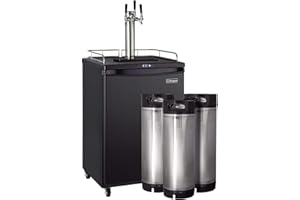 Kegco Kegerator, With Kegs, Black