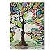 Dteck Case for iPad 2 3 4, PU Leather Folio Flip Stand Case with Card Slots/Cash Pocket Wallet Design Protective Shell Cases Portable Covers for Apple iPad 4,iPad 3 & iPad 2,Big Tree