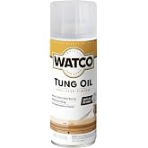 Watco Tung Oil Wood Finish Spray | Deep Penetration, Highlights Grain Character, Convenient Aerosol Application, 11.25 oz