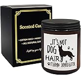 Mancheng-zi German Shepherd Candle - Glitter Scented Dog Gifts for Women, Men & Owners