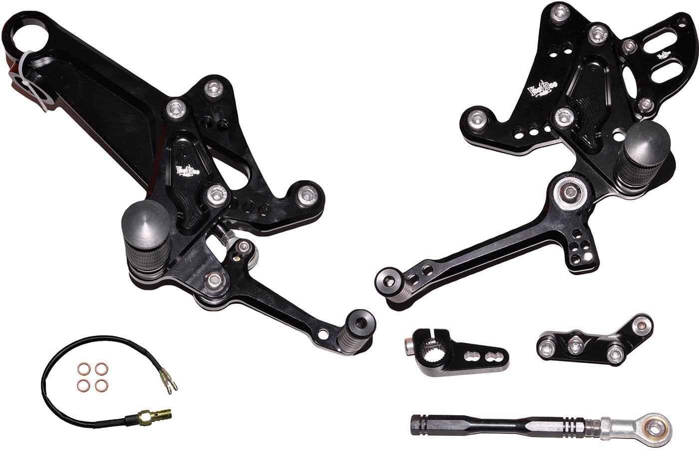 VooDoo Industries VRD1335 Black Rear Set