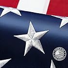 American Flag 4 x 6 ft, 100% Made in USA High Wind, Heavy Duty US Flags for Outside, Durable Nylon with Luxury Embroidered Stars Sewn Stripes Brass Grommets