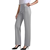 JEKAOYI Womens Dress Pants Stretchy Work Pants High Waisted Business Trousers Pull On Casual Slacks with Pockets
