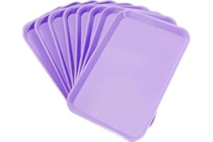 8Pcs Autoclavable Dental Procedure Tray Lockable Set up Flat Trays Size B (Ritter),Plastic Instrument B-Lok Flat Trays, 13.25