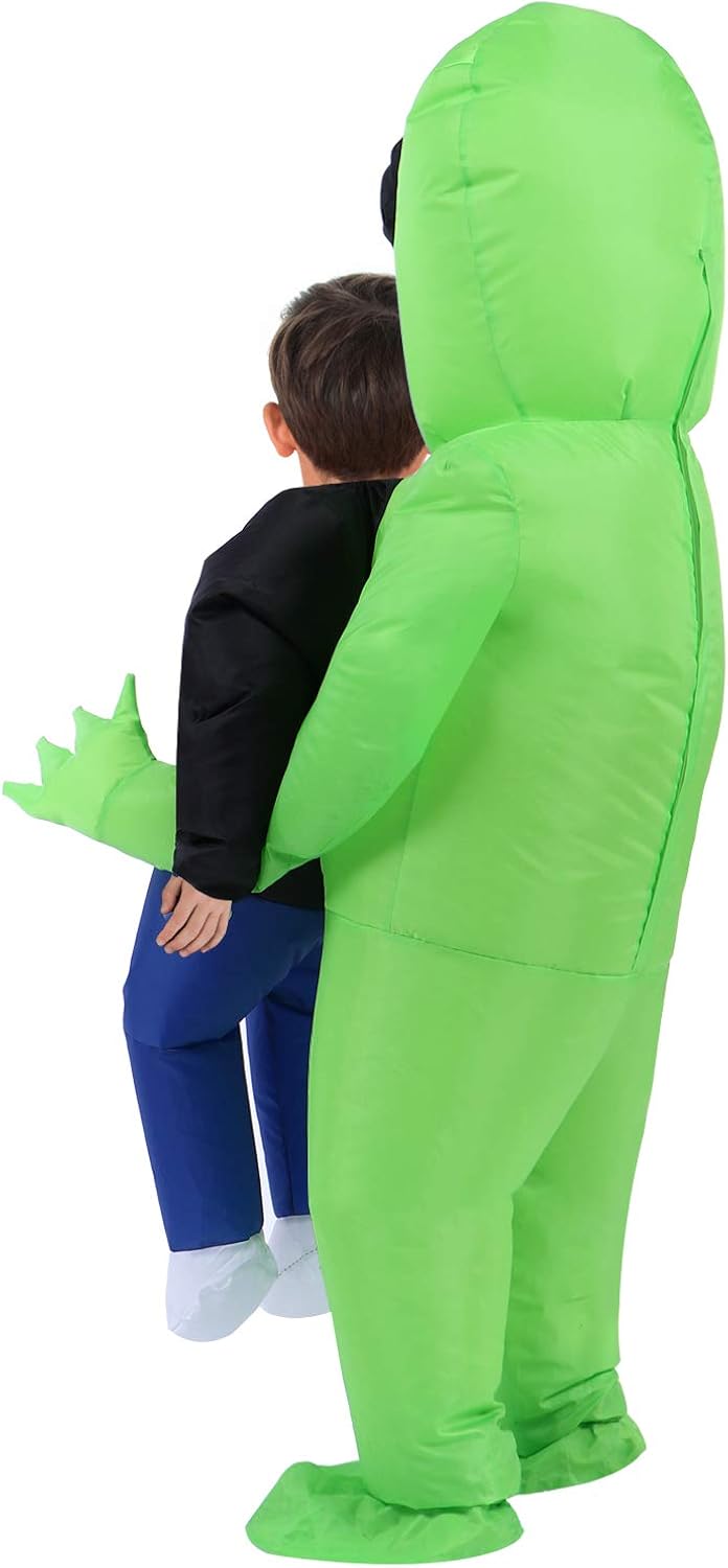 TOLOCO Inflatable Costume | Inflatable Alien Rider Costumes for Child | Halloween Costume Cosplay Party: Clothing
