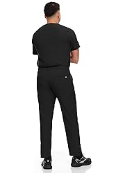 Hey Collection Men Stretch Scrubs Set V-Neck Scrub