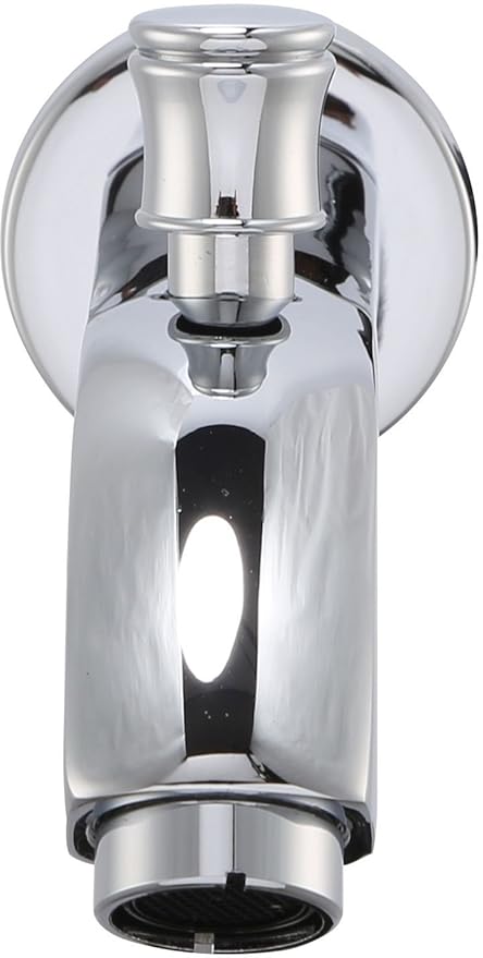 Hindware F260008CP Armada Bath Tub Spout Hand Shower Tip-Ton With With Wall Flange (Chrome)