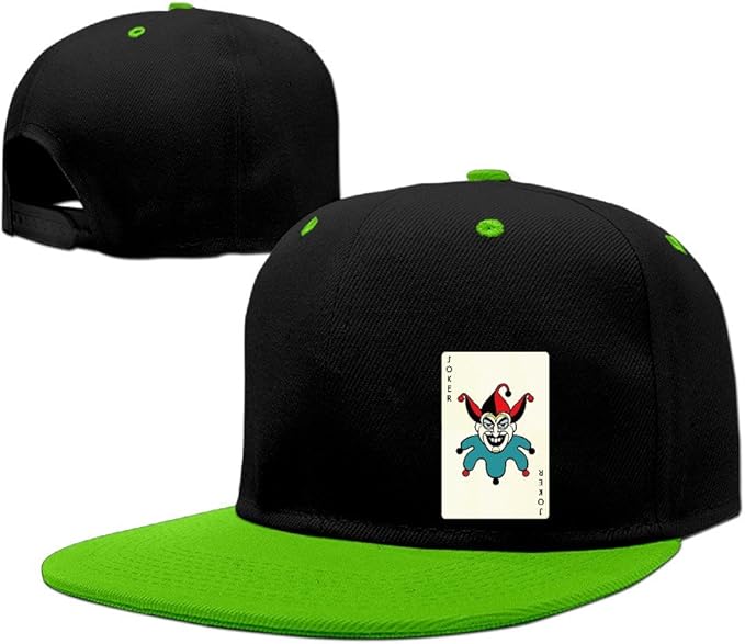 Amazon ババ抜き トランプカード ジョーカー ゲーム 男女兼用 平らつば 野球帽 キャップ ヒップホップ 帽子 オリジナル ケリー グリーン キャップ 通販