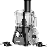 Food Processor, Anthter 600W Professional Food Processors & Vegetable Chopper, with 7-Cup Processor Bowl, Reversible Disc, Ch