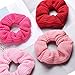 Whaline 12 Colors Hair Scrunchies Knit Elastic Hair Bobbles Hair Scrunchy Soft Ponytail Holder Hair Bands for Adults