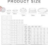 YHQZ 157 Pcs Transparent Silicone Pads Self-Adhesive Noise Dampers Set view 2