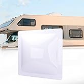 RVGUARD RV Skylight Replacement, 26" x 26", White, Include Screws | Fits 22" x 22" Openings, For Camper Trailer Fifth Wheel Truck, UV Resistant, Impact Resistant