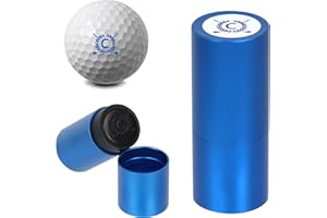 LACGO Golf Ball Stamp, Golf Ball Stamper, Reusable Self-Inking Golf Ball Stamp Marker to Identify Golf Balls, Golf Gifts Golf Accessories for Men and Women Golfers