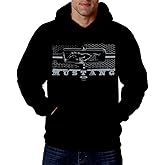 Lucky Ride Ford Mustang Hoodie Honeycomb Grille Mens Car Hooded Sweatshirt