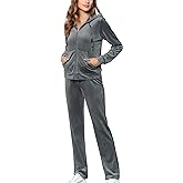 MessBebe Womens Sports Outfits Set 2 Piece Tracksuits for Women Workout Sweatsuits Long Sleeve Hoodie Sweatshirt Pants
