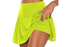 LTTVQM Women's Tennis Skirts High Waist Mini Summer Sports Running Pickleball Golf Athletic Skorts Skirts with Shorts