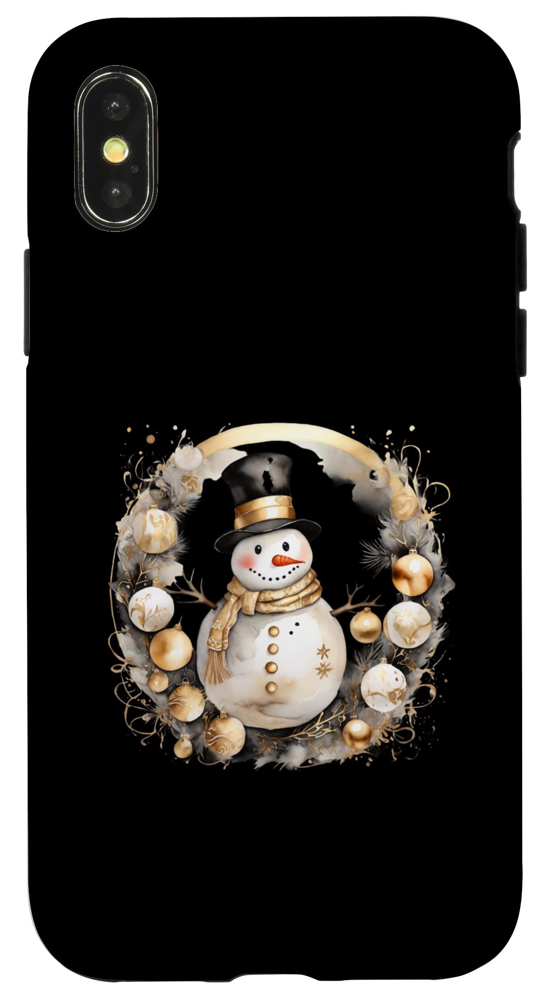 iPhone X/XS Winter Season Christmas Winter Snowman Case