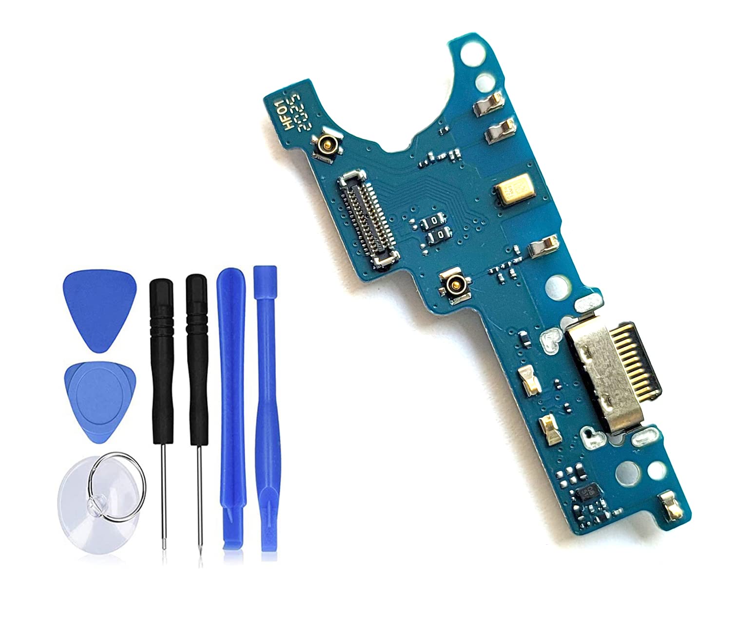 Photo 1 of Eaglewireless Charger Dock Charging Port Flex Cable Connector Replacement for Samsung Galaxy A11 A115U 2020 6.4Inch (USA Version)+Toolkit