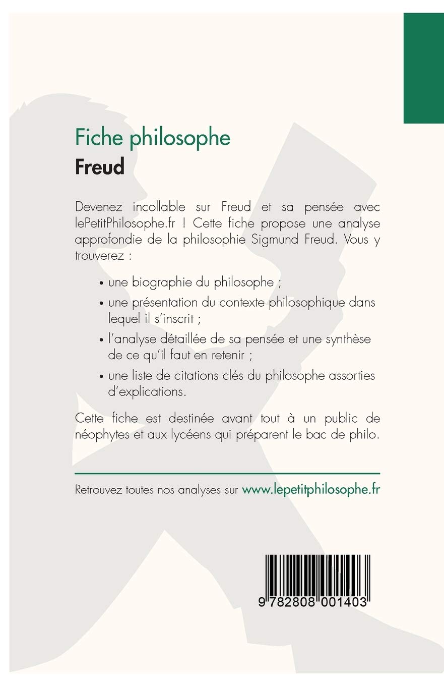 Freud Fiche Philosophe Comprendre La Philosophie Avec Lepetitphilosophe Fr French Edition Coutant Defer Dominique Lepetitphilosophe Fr Amazon Com Books