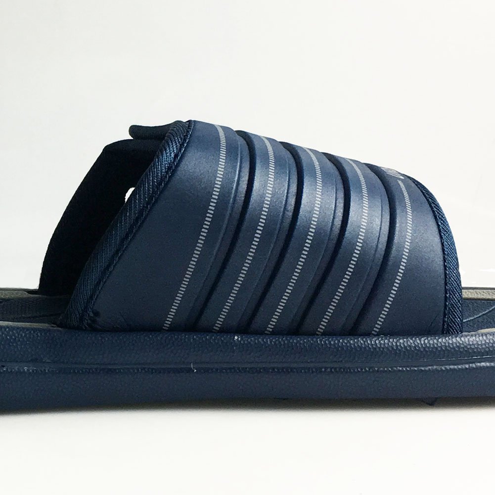 URBANFIND Men\'s Casual EVA Slide Slipper Beach Sandals Shoes Blue Grey, 6 D(M) US/EU 40