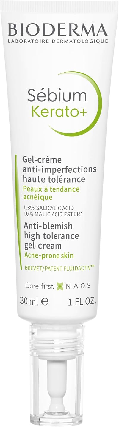 Bioderma Sebium Kerato+ Gel Cream 30ml Anti-Blemish Acne Pimples Blackheads