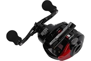 Anti Backlash Baitcaster Combo, Left Handed Baitcast Reel, 7.2:1 Gear Ratio, Aluminum Alloy - Strong Braking Force, 13 + 1 Be