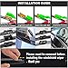 ANRDDO Wipers Factory Replacement For GMC Acadia Chevy Malibu Traverse Saturn Aura Outlook VW Tiguan Range Rover Evoque Original Equipment Windshield Wiper Blades Set - 24