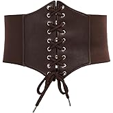 GRACE KARIN Lace-up Cinch Belt Tied Corset Elastic Waist Belt