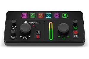 Mackie MainStream Complete Live Streaming and Video Capture Interface With Programmable Control Keys, Matrix Software, HDMI Capture and Thru, USB-C Hub, Bus Powered