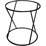 Sfera decorativa traforata in metallo argento 20cm-65470