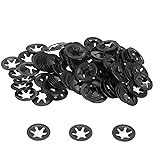 uxcell 120pcs Internal Tooth Star Lock Washers M6